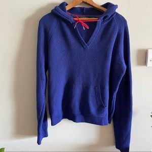 Lauren by Ralph Lauren Hooded Knit Pullover L